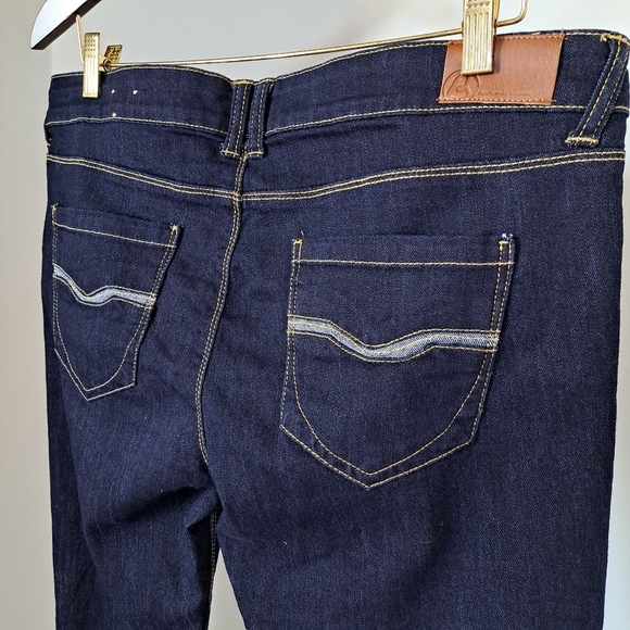 Bluenotes | Dark blue (almost black) slim straight woman's Jean - Picture 7 of 9